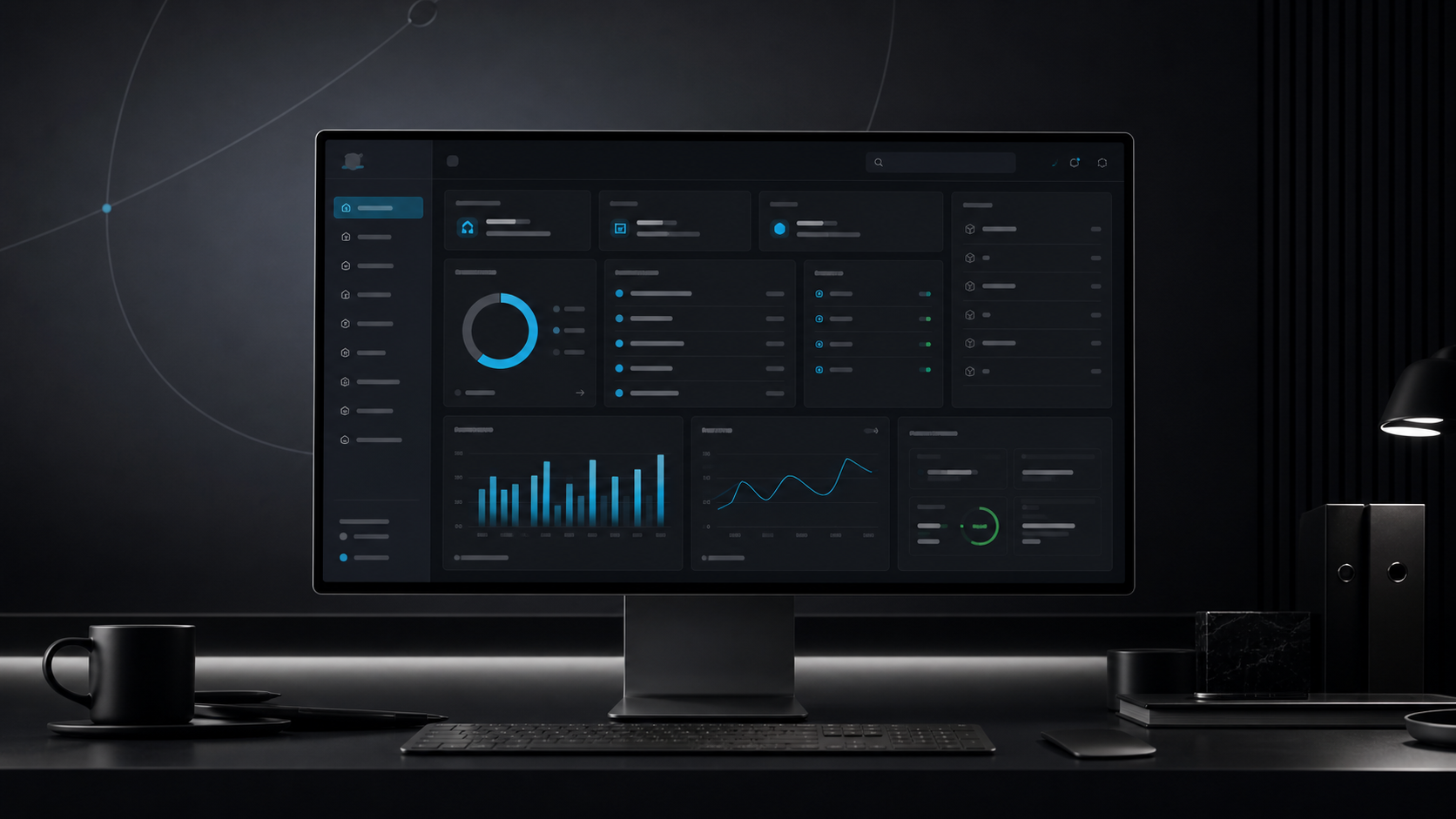Dashboard premium de Residential OS