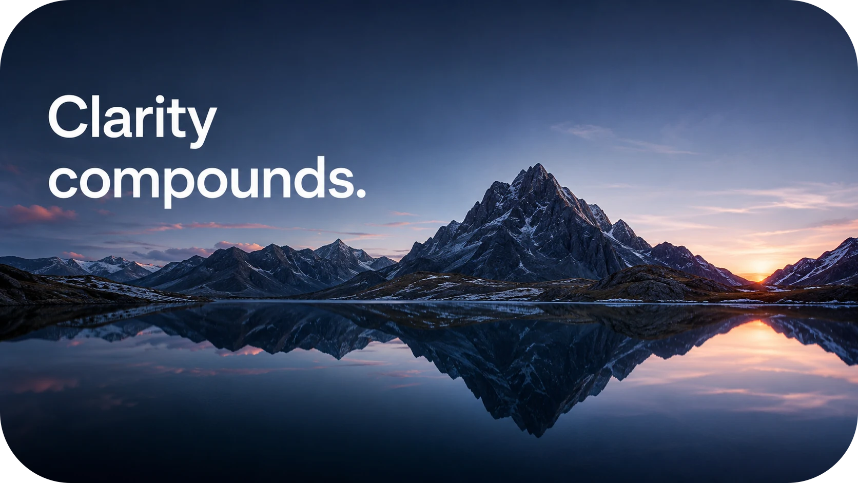 Clarity compounds.